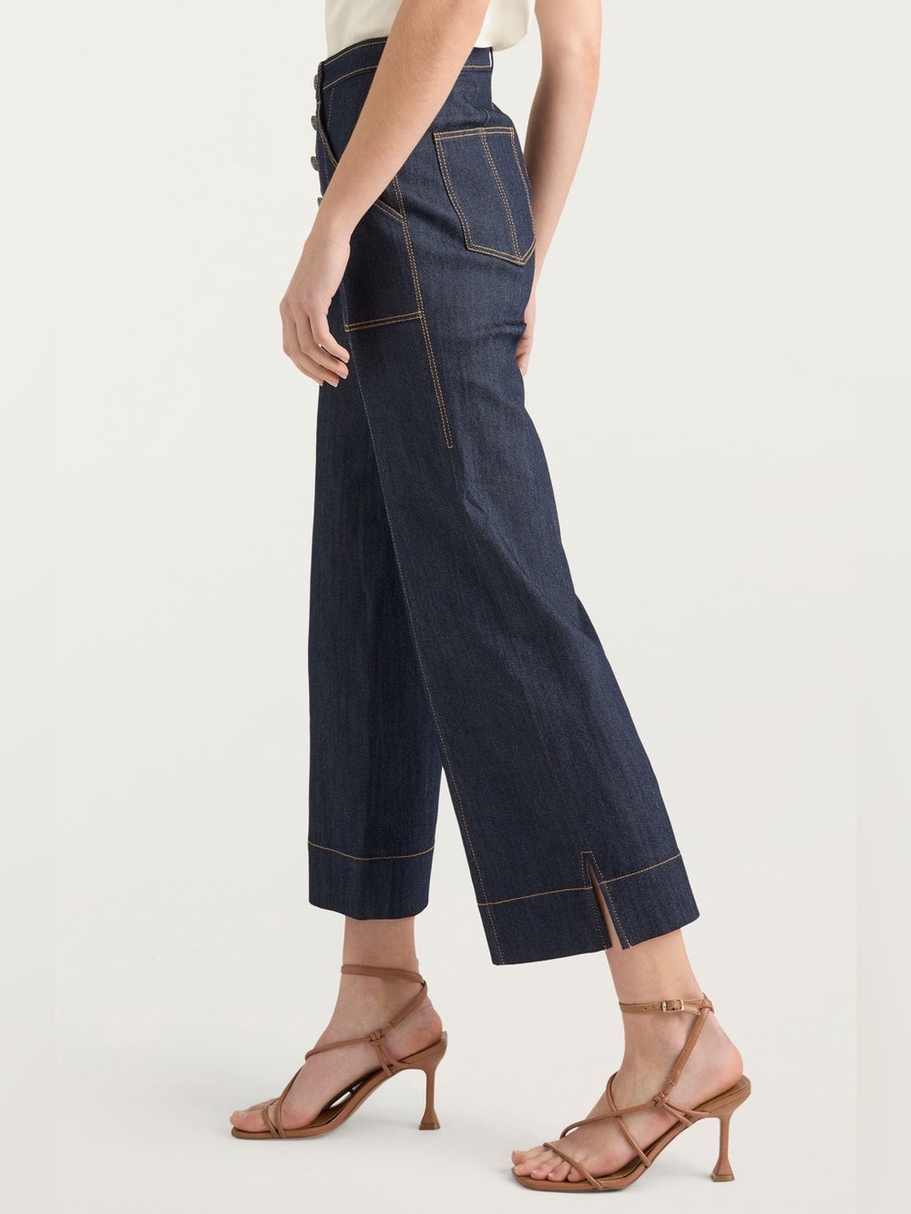 Cinq a Sept Benji Wide Leg Jeans - Picture 2 of 8